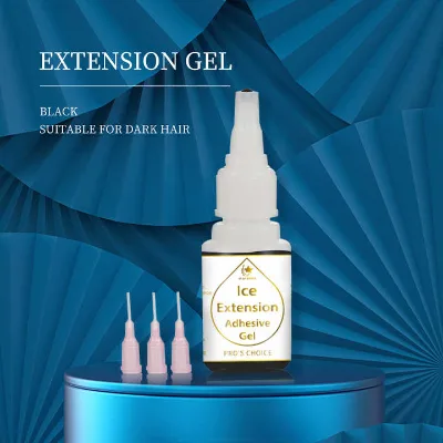 Professional Hair Salon Use Star Speed Human Hair Wigs Ice Extension Glue and Remover Set Gel Cold Build Hair Extension Glue
