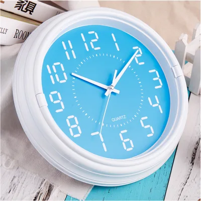 10 Inch Cheap Plastic Frame Good Quality Silent Wall Clock for Living Room
