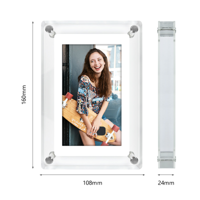 Factory Direct 5 Inch 4GB IPS Screen Digital Photo Frame Digital Picture Frame with Tft Lcd IPS Screen Video Digital Photo Frame