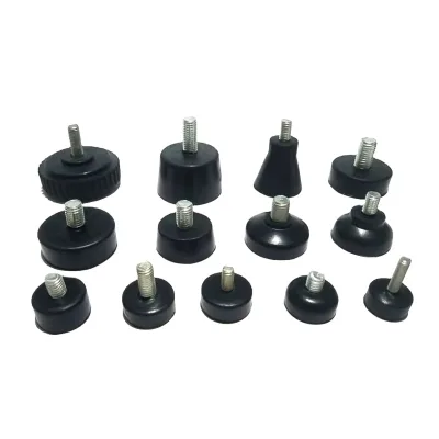 Customized Anti-slip Round Pad Foot Rubber Adjustable Feet for Furniture