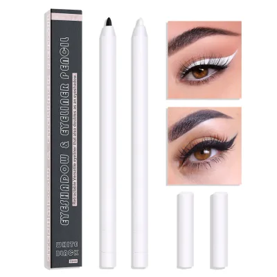 Wholesale Eye Makeup Liner Gel Pen Waterproof Easy to Wear Pencil Black White Eyeliner Gel