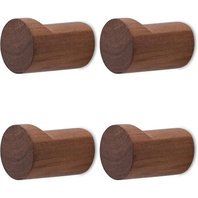 OEM/ODM Vintage Solid Wood Coat Hook, Wood Wall Hook, Craft Hat Rack Hat Hanger Wholesale