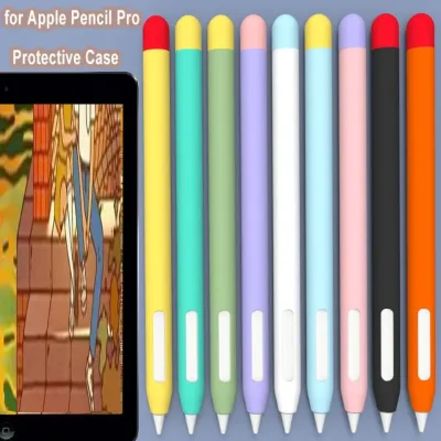 Silicone Tablet Pencil Case Shockproof Anti Slip Stylus Sleeve Colorful Waterproof for Apple Pencil Pro/2