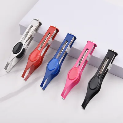 Professional Eyebrow Hair Removal Tweezers for Men Women Led Eyebrow Tweezer