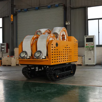 Manual Control Movable  Double Water Hose Reel Machine Can Carry Two Persons