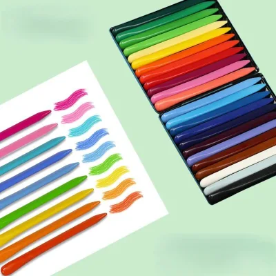 Hot Selling Art Painting Doodling Colored Pens Plastic Crayons Not Dirty on Hands Coloring and Drawing Pens Set
