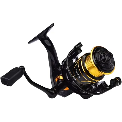 CNC Metal Spinning Fishing Reel with EVA Metal Knob 5.2:1 5.1:1 2000-4000 Series 3 Colors for Lake & River Fishing for Fake Bait