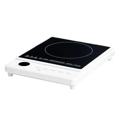 Smart Single Induction Cooktop Mini Portable Square Electric Cooker Household 2200W Digital Control Multi-Function