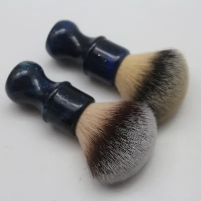 Shaving Kit Brush Synthetic Hair Long Resin Handle Soap Cream Shaving Brush High Quality Beard Men's Shaving Brush Vegan