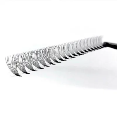 Symmetrical Pro Fans 0.03 0.05mm Premade Volume Eyelash Extension 12D 14D Loose Fans in Jar Heat Bonded Premade Fans