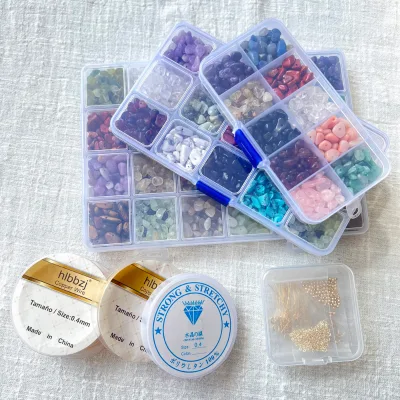 Wholesales Crystal Mixed Stone Nature Jewelry Making Toys Amethyst Rose Quartz Crystal Chips Beads for DIY Jewelry Making
