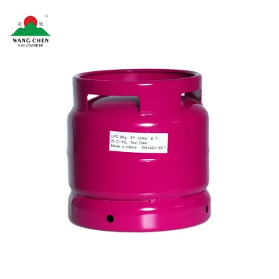 OEM 13.2LBS 6KG LPG Gas Cylinder for Kenya Empty Cylinders Custom Logo Color CE/ISO Certified Retail Supply
