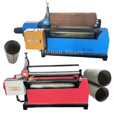 Automatic Stainless Steel and Carbon Steel 3-Roller Plate Bending Rolls Machine Small Conical Hydraulic Plate Rolling Machine