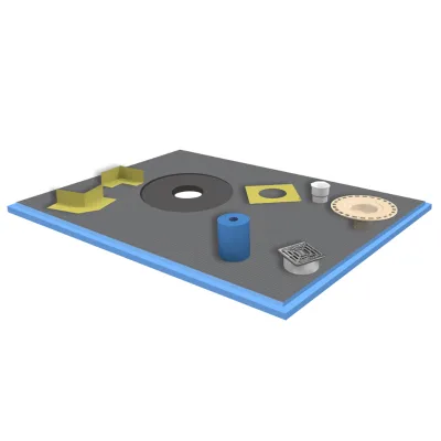 Factory ODM 20-50mm Bathroom Use Waterproof XPS Foam Prefabricated Pre-sloped Shower Tray