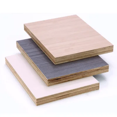 Modern Hotel Use Melamine Plywood 18mm Eucalyptus Core Double-Sided Laminated Board E0 E1 Furniture Cabinet Wardrobe