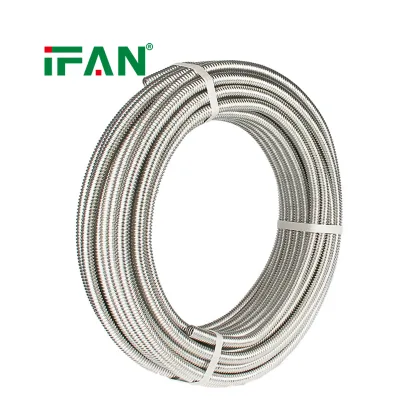 IFAN BSP Thread Stainless Steel Corrugated Hose 20-60cm Universal Connection Plumbing