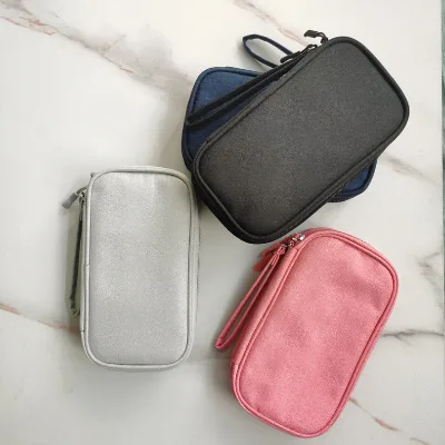 Multipurpose Stratified  Waterproof Storage Bag Power Bank Hard Disk Usb Digital Cable Organizer Bag Printing logo