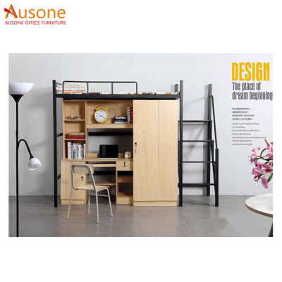 Cheap Used Bunk Beds for Sale With Desk and Fold Stairs