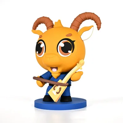 Custom PVC Figure Cartoon Character 3D Soft Rubber Doll Figurine Collectible Toy for Desktop Ornament Promotional Gift