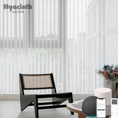OEM/ODM High Quality Motorized Dream PVC Vertical Blind Double Track Curtains for Home Window Skylight Modern Rope Manufacturer