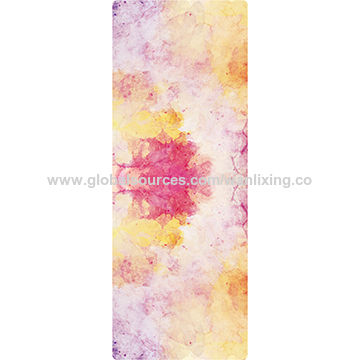 Suede Yoga Mat, Natural rubber+Suede surface
