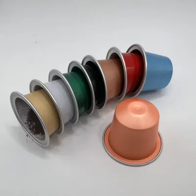 2025 March EXPO Top Sale Wholesale Price Compatible Espresso Capsules Disposable Coffee Capsule Nespresso Capsule With Lid
