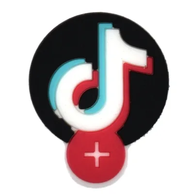 Factory Direct TIKTOK Small Size PVC Soft Adhesive Patch Plastic Phone Case Shoe Buckle Decoration DIY Garment Beads Accessory