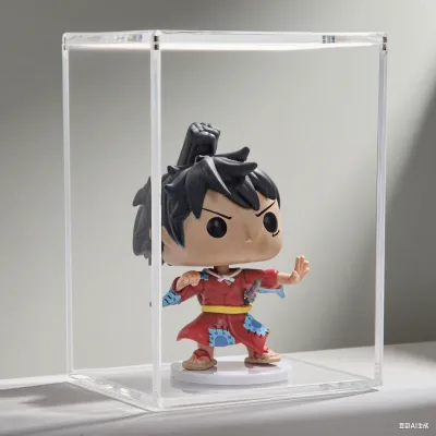Durable Acrylic Display Case Box for Storage, Showcase and Decoration