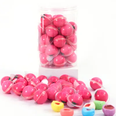 Halal China Manufacturing for Export High Quality Fruity Soft Glue New Jelly Ball Candy Bottle 24 Months Shelf Life