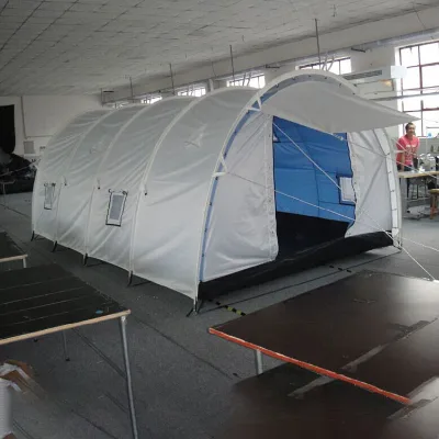Polyester Fabric Emergency Survival Disaster Relief Tunnel Tent
