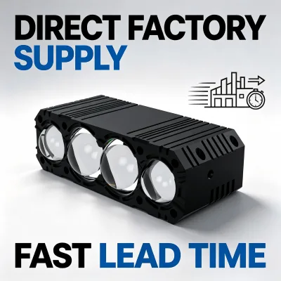 Super Bright GS2 LED Spot Light Hi/Lo 100W 70W 6000K 50000H Long LifeSpan For Car Off-Road Auxiliary Light Upgrade