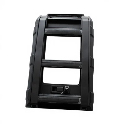 Pickup Truck Bed Canopy Side Installed Ladder in Stock Rack Climbing Ladder