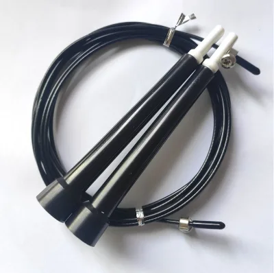 High Speed PVC Steel Wire Jump Rope with Double Bearing for Men and Women Training Equipment Skipping Rope