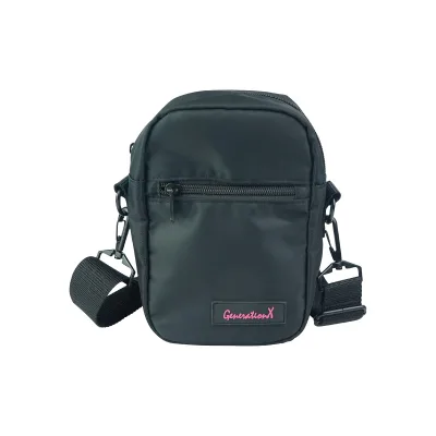 Custom Logo Casual Men's Nylon Utility Travel Mini Crossbody Sling Pouch Chest Bag Single Shoulder Messenger Bag Fashionable