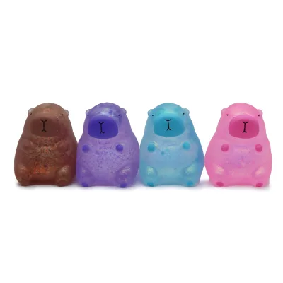 Cute Capybara Sensory Stress Balls Unisex Squishy Toy for Adults' Stress Relief Novelty Gag Stretchy Fidget Ball for Boys Girls