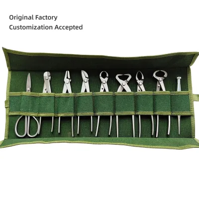 Premium Professional Bonsai Tools Set Made of High Quality Stainless Steel with Ergonomic Handles