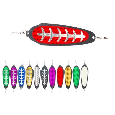 20g Hard Bait Fishing Flasher Spoon Salmon Bait Flasher Fishing Towing Trolling Lure Fishing Bait