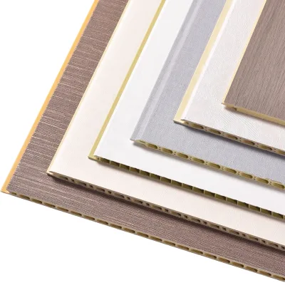 Modern PVC Wall Panel Wood Grain Fireproof Anti-Scratch Waterproof Interior Wall Cladding for Bedroom Home & Hotel