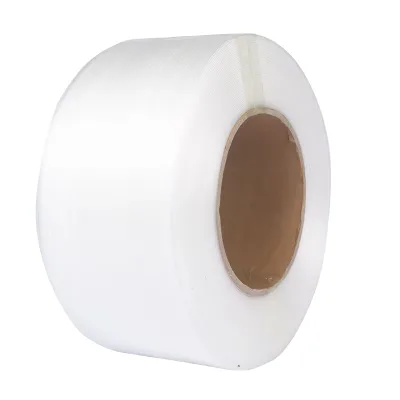 JahooPak White 19mm Heavy Duty High Tension Water-Resistant Washable PP Manual Packing Strap 0.65-0.85mm Thickness 11-12.5mm