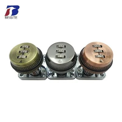 High Quality Cabinet Three Digit Password Lock Design Simple Zinc Alloy Drawer Lock
