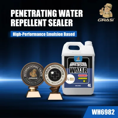 Transparent Penetrating Sealer for Bathroom Walls & Tiles Waterproof, Anti-Mold & Moisture Proof, Coating-Free WH6982