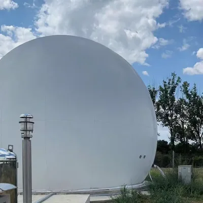 China Double Membrane Flame Retardant PVC Biogas Digester Storage Bag Lightweight Anaerobic Fermentation Tank 80% Methane Biogas