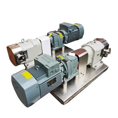Sanitary Grade SS316L Heavy Siemens Motor 3HP 2.2KW ZB3A 12 High Flow Food Beverage Stainless Steel Processing Rotary Lobe Pump