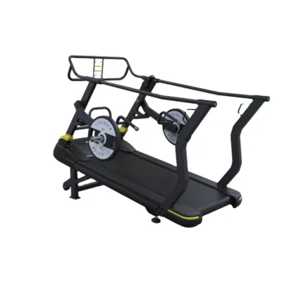 New Arrival Fat Burning Exercise Fitness Gym Equipment Flat Borad Mechanical Treadmill