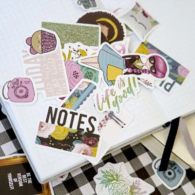 Custom Vinyl Die Cut Sticker DIY Card Decorative Material Sticker Deco Sticker