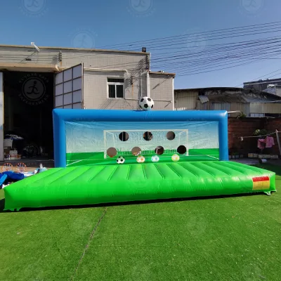 2024 New Soccer Goals Target Inflatable Pop up Folding Portable Football Soccer Goal Inflatable Soccer Goal