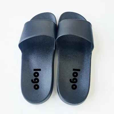 Home Slides Top Selling PVC Rubber Low MOQ Slippers Personalized Photo 3D Printed Your LOGO Custom Unisex Hotel Slides