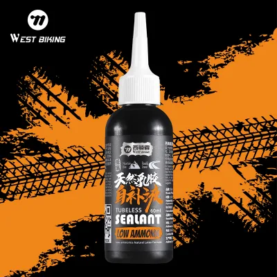 WEST BIKING Bike Repair Liquid Natural Latex Tubeless Sealant Bicycle Repair Tool 60ml Bicycle Tire Repair Liquid