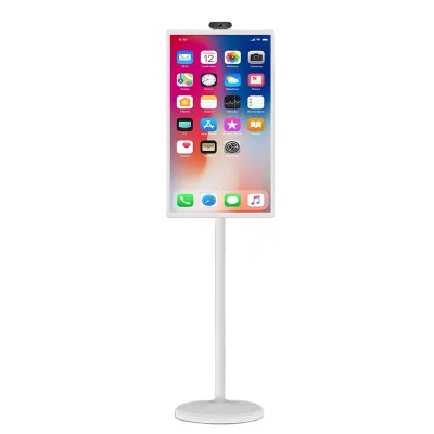 21.5 Inch Smart TV Wifi Display Floor Standing Smart Display LCD Touch Screen Indoor Android 12 Smart Interactive Displays