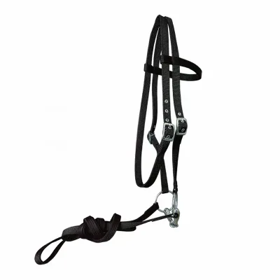 China Factory Equestrian Manufacturer Durable Horse Headstall Endurance Adjustable Horse Bridle Reins With Bits